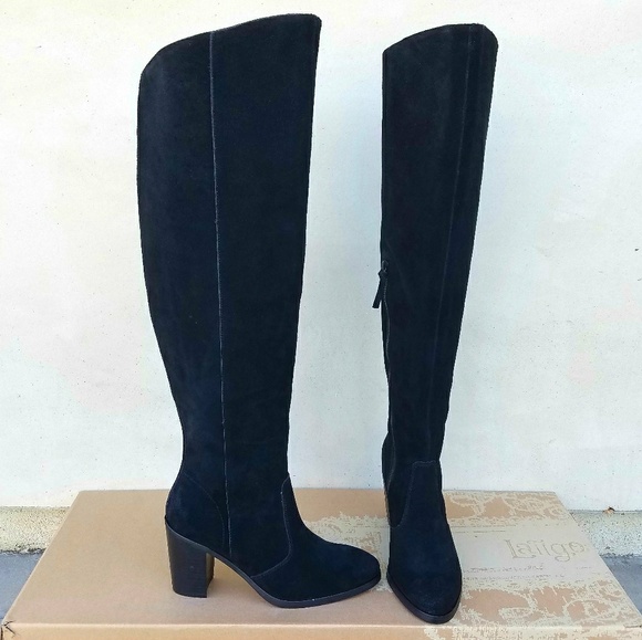 Sexy Latigo x Anthropologie Suede OTK Boots - Picture 3 of 7